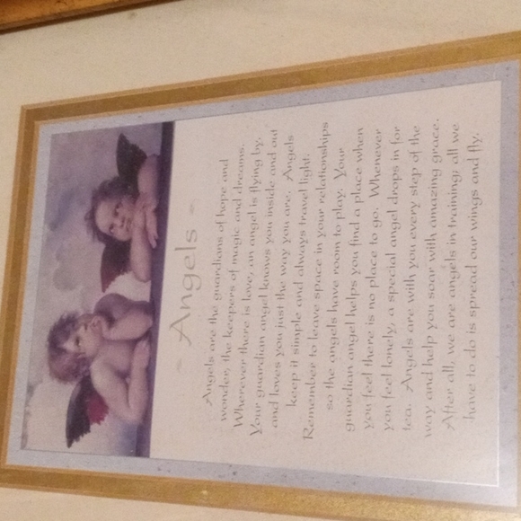 Angels Picture Gold Frame - Picture 5 of 7